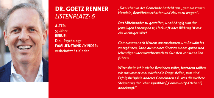 Dr. Goetz Renner OT Wiernsheim